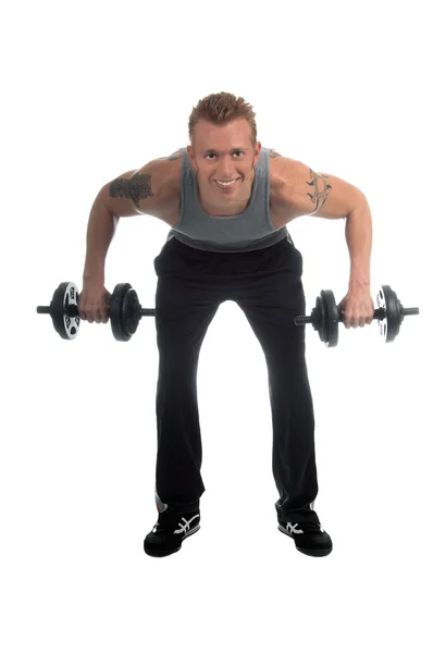 Dumbell Workout — Stock Photo, Image