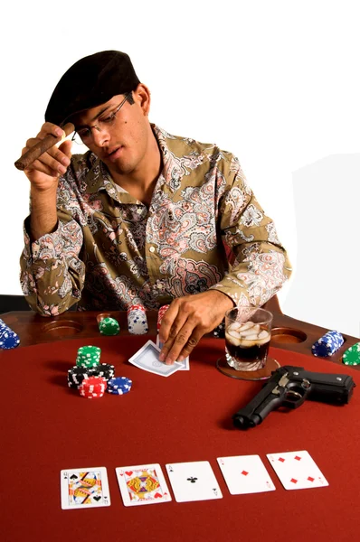 Γκάνγκστερ πόκερ — Φωτογραφία Αρχείου