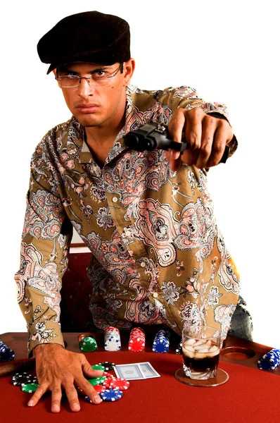 Гангстер покер — стокове фото