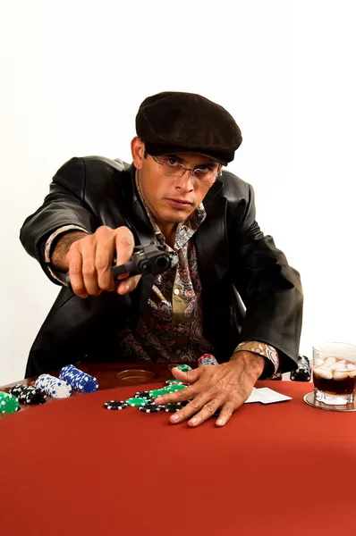 Gangster poker黑帮扑克 — Stockfoto