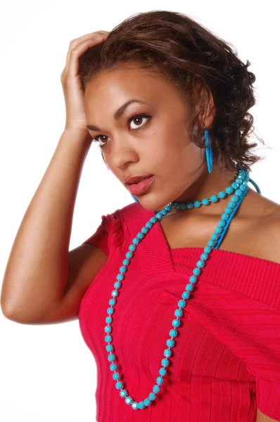 stock image Lady In Red