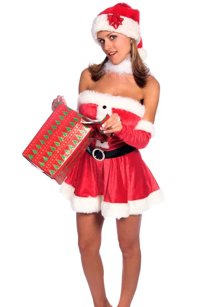 Santas sexiga Elf — Stockfoto
