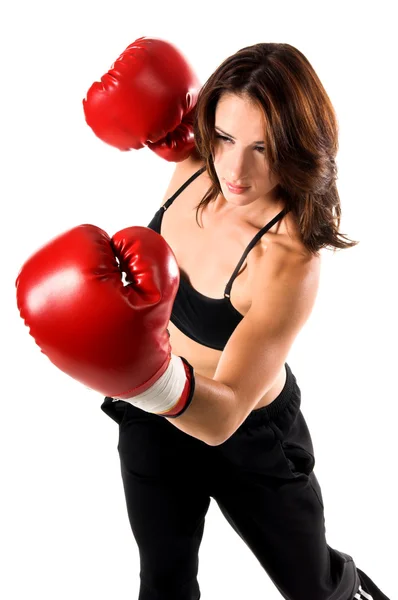 Kvinnliga boxare — Stockfoto