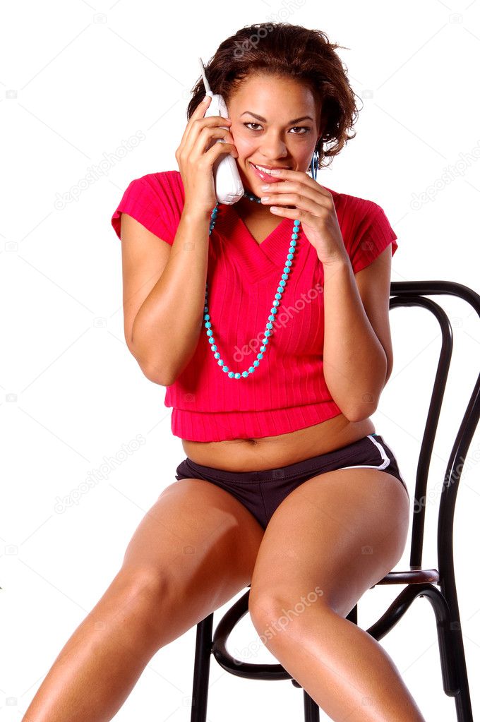 Sultry Telephone Woman
