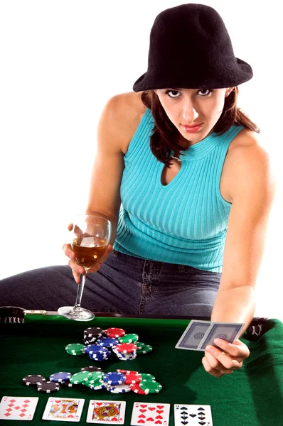 Texas Hold уніфікованого обміну повідомленнями — стокове фото