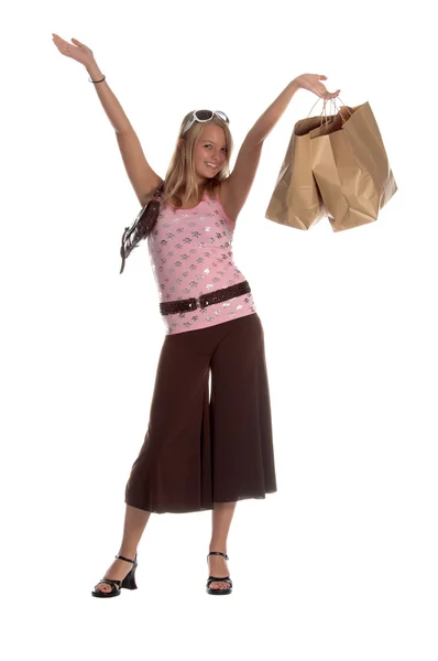 Teenage Shopper — Stock Photo, Image