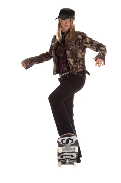 Skater fille — Photo