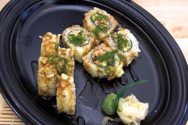 California roll pişmiş