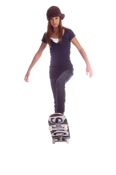 Skater Girl — Stockfoto