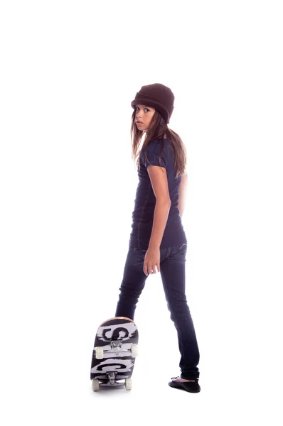 スケーターの女の子 — ストック写真
