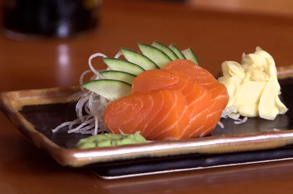 Laks sashimi – stockfoto