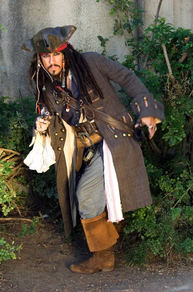 Пиратский капитан — стоковое фото