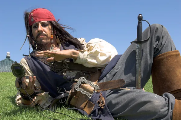 Kapitan piratów — Zdjęcie stockowe