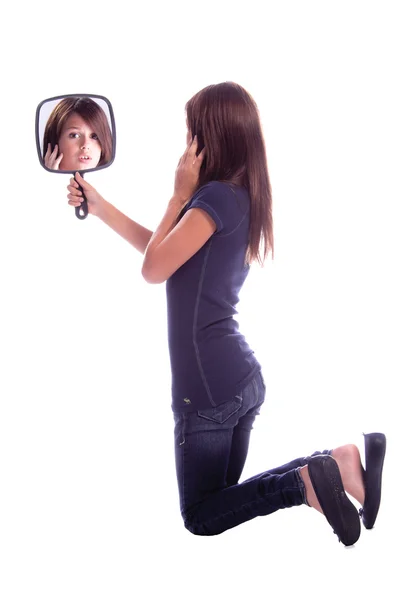 Espelho-espelho Fotos De Bancos De Imagens