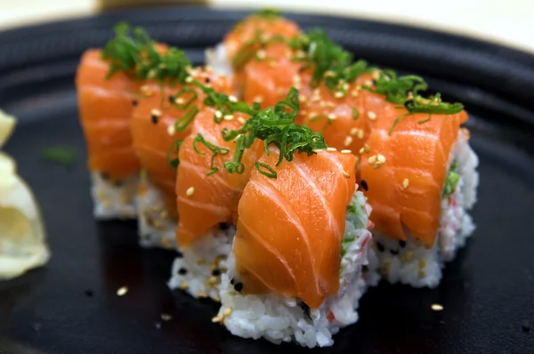 Sushis au saumon Images De Stock Libres De Droits