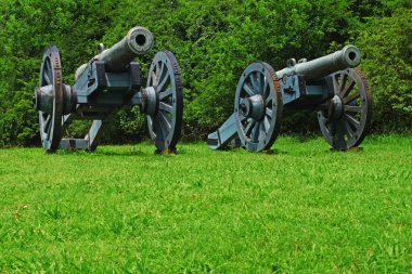 Civil War Canons clipart