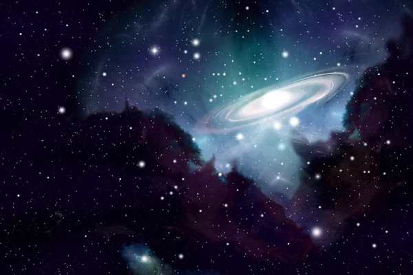Туманності і галактики — стокове фото