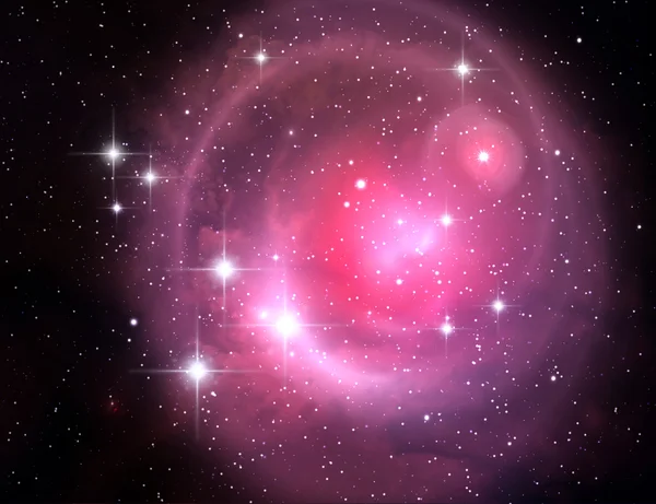 Färgglada space nebulosa — Stockfoto