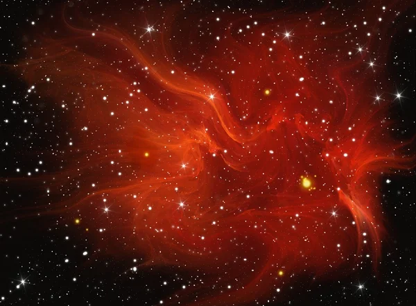 カラフルなスペース星雲 — ストック写真
