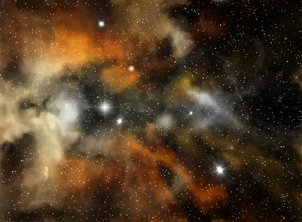 Nebulosa spazio colorato — Foto Stock