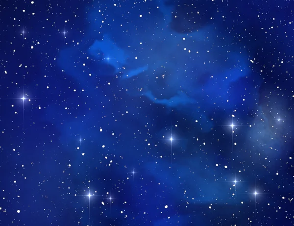 stock image Blue space nebula