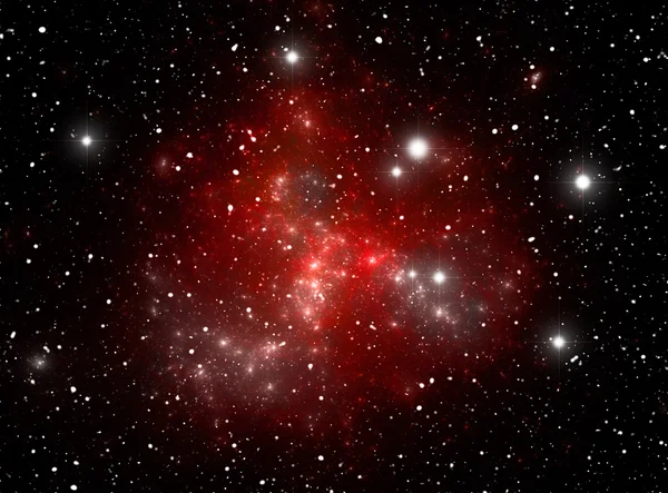 Nebulosa rossa — Foto Stock