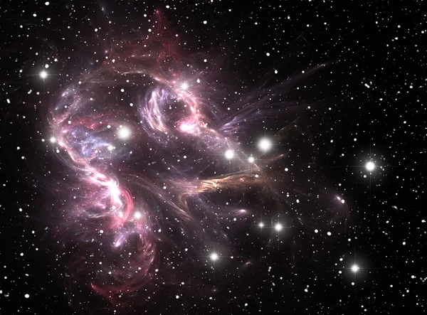 Színes space csillag-köd — Stock Fotó