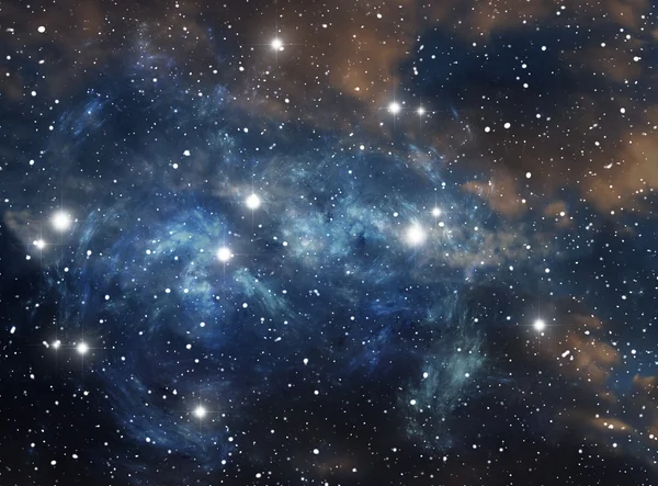 Färgglada rymden stjärnor nebulosa — Stockfoto
