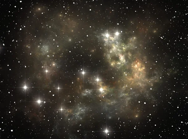 Nebuloasa stelară spațială colorată — Fotografie, imagine de stoc