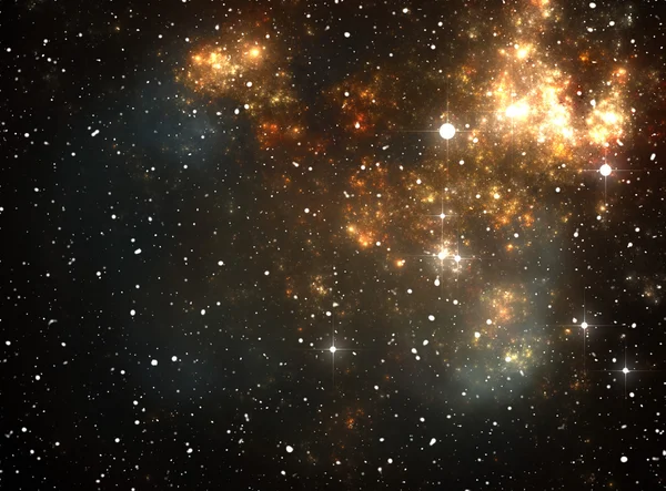 Renkli alan yıldız Bulutsusu — Stockfoto