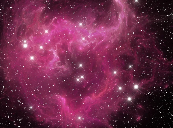 Nebulosa colorida estrella espacial — Foto de Stock