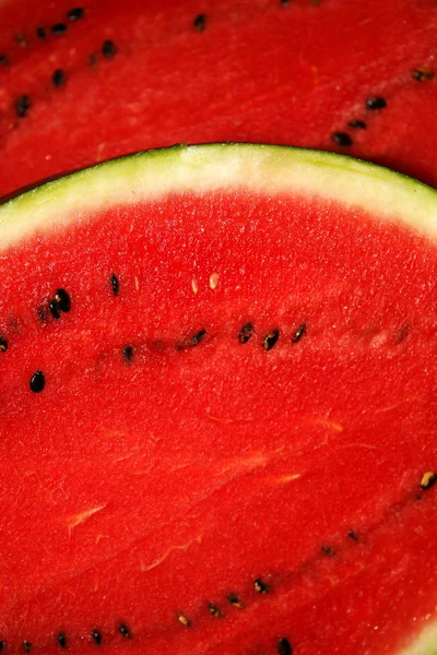 Vattenmelon nyklippt — Stockfoto