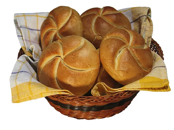 Buns in the basket — Stock Photo, Image