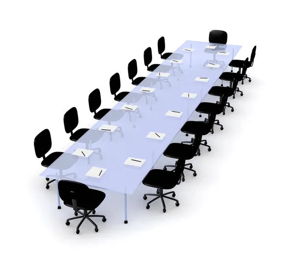 Tavolo della sala riunioni — Foto Stock