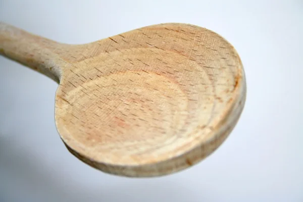 Дерев'яною ложкою — стокове фото