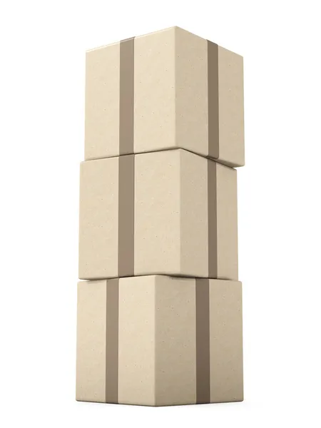 Stack of Packages — Stock Photo, Image