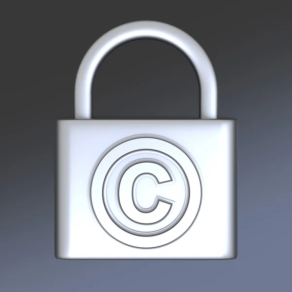 Защита авторских прав — стоковое фото