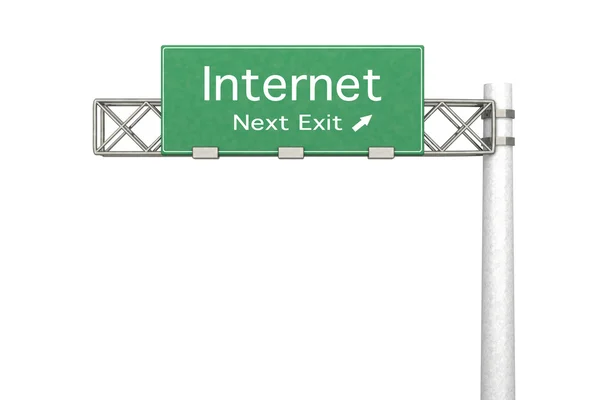 stock image Highway Sign - Internet