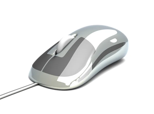 Silver Mouse — Stock Photo, Image