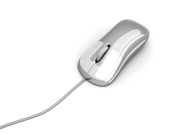 Stříbrná myš — Stock fotografie
