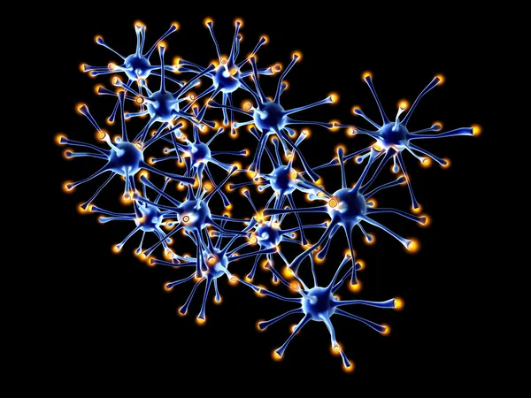 Neuronales Netzwerk — Stockfoto