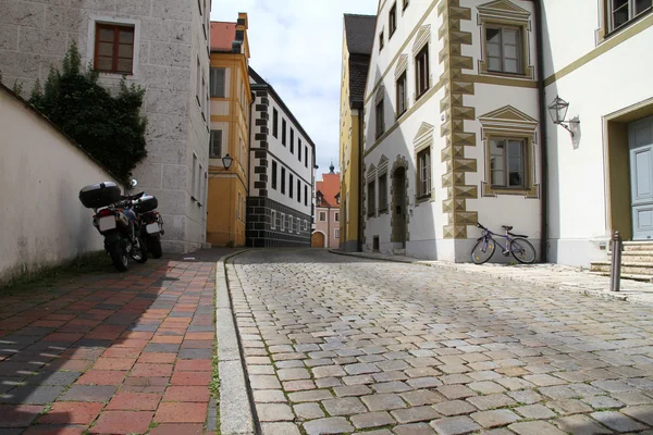Oude stad in neuburg een der donau — Stockfoto