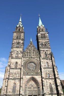 Cathedral St. Lorenz of Nuremberg clipart