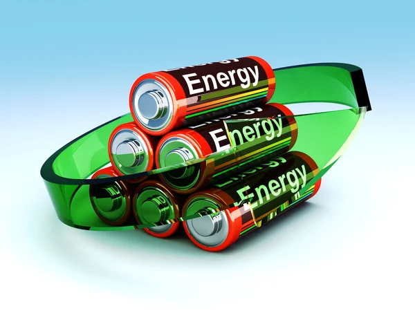 Rechargable Batteries — Stock Photo, Image