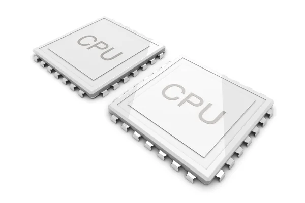 Dual core CPU — Stock Photo, Image