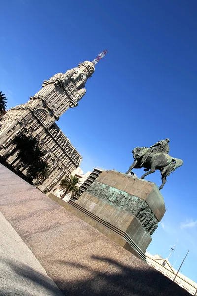 Plaza Independencia w Montevideo — Zdjęcie stockowe