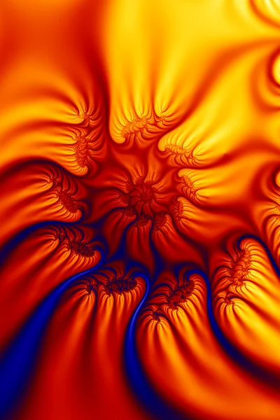 Flor fractal infinita — Fotografia de Stock