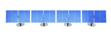 Solar Panel line clipart