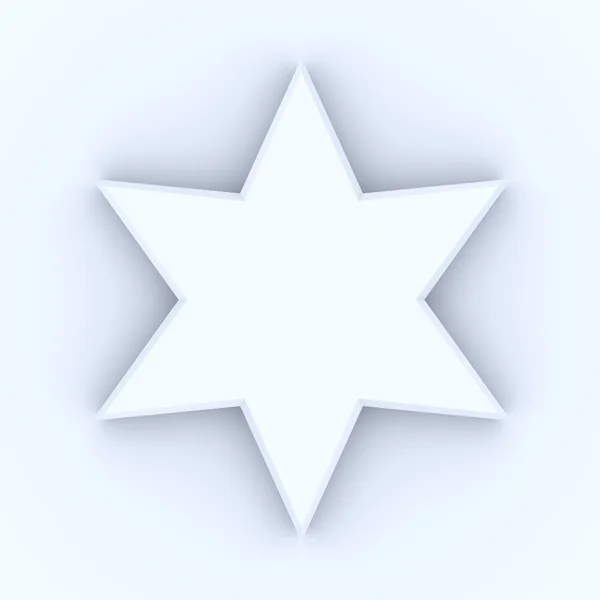 Biała Gwiazda — Zdjęcie stockowe