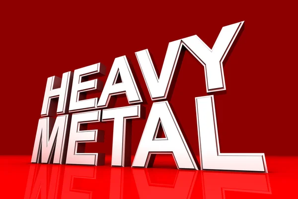 Metal pesado — Fotografia de Stock